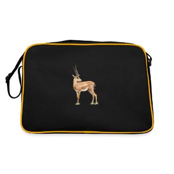 Grant Gazelle - Afrique - Kenya - Safari - Sac Retro - noir/or - Dos