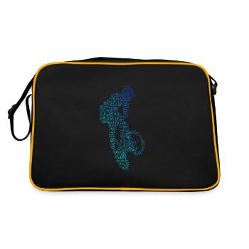 Cyclisme Femmes BMX Hommes BMX Garçons BMX BMX Bike - Sac Retro - noir/or - Dos