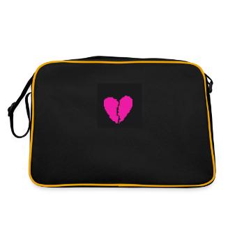 Heart - Retro Bag - black/gold - Back
