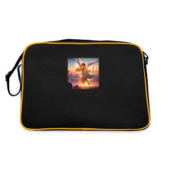Angel in heaven - Retro Bag - black/gold - Back