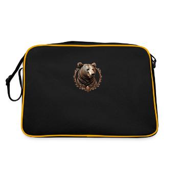 L’ours de bronze - Sac Retro - noir/or - Dos