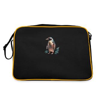 Le Pingouin de bronze - Sac Retro - noir/or - Dos