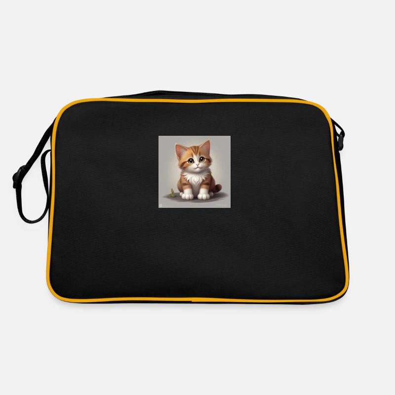 Cute Cat Retro Bag