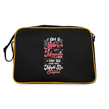 Tailor Thread Pants Bespoke Tailor - Retro Bag - black/gold - Back