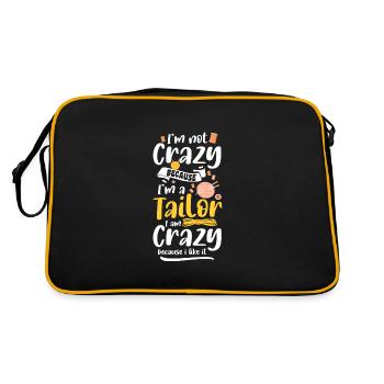Sewing Suit - Retro Bag - black/gold - Back