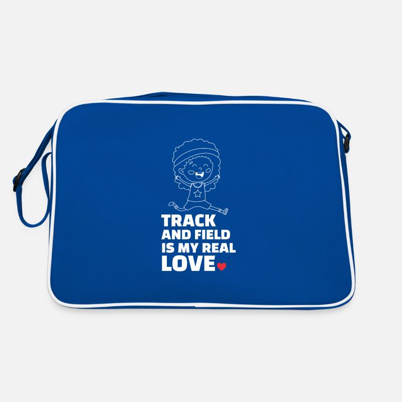 Ich Liebe Leichtathletik Retro Tasche