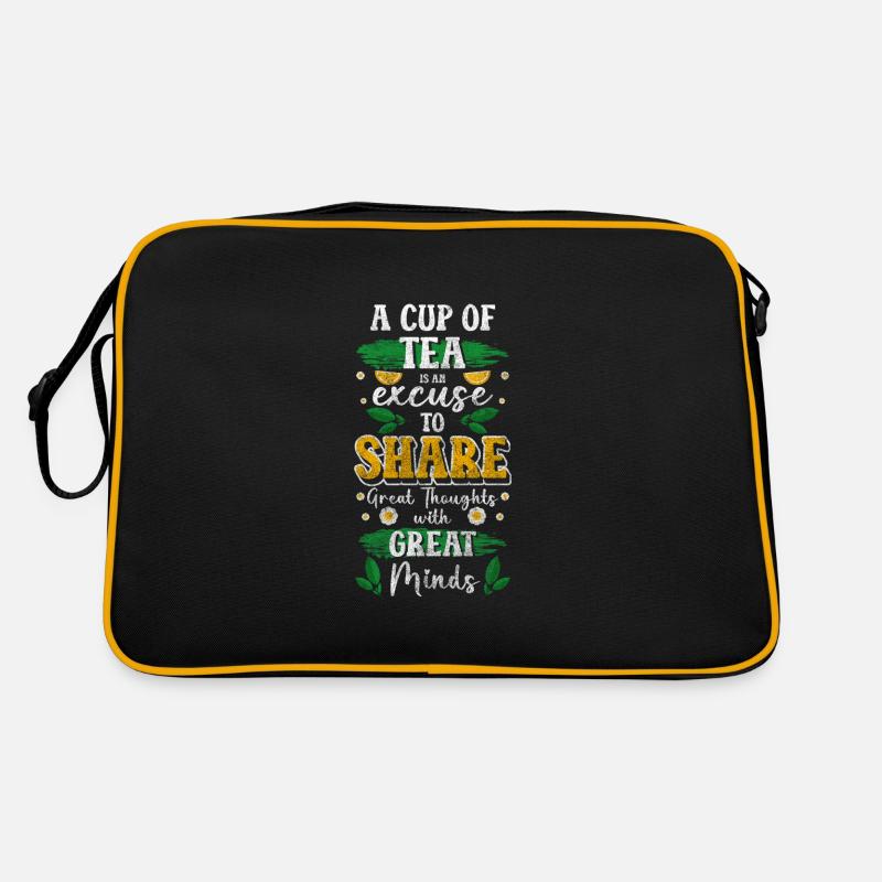 Tea Drinker Cozy Drink Retro Bag