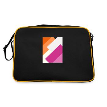 Lesbian Geometrics - Sac Retro - noir/or - Dos