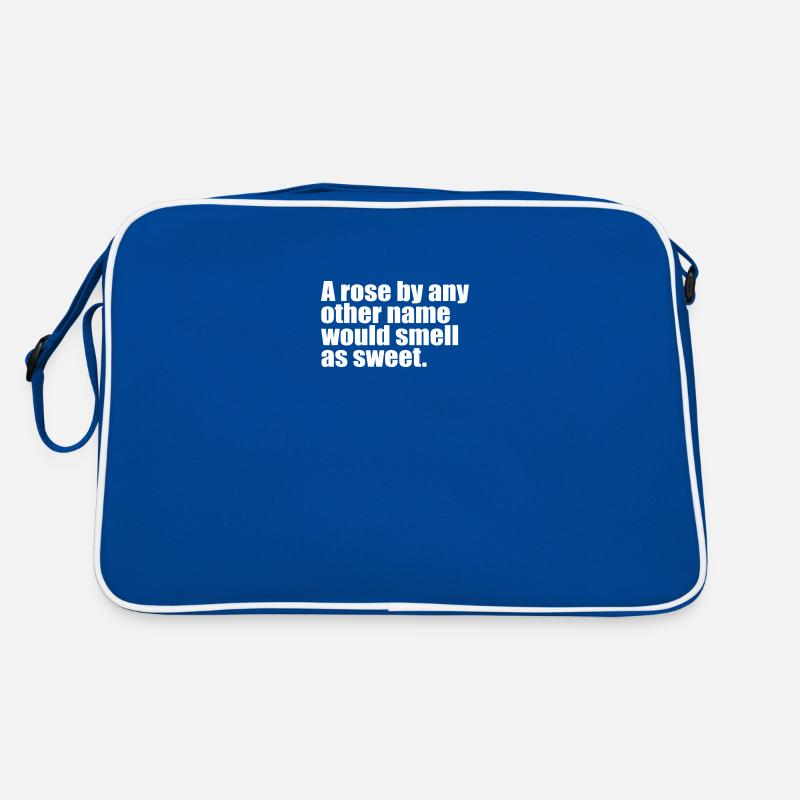 Une rose par n’importe quel autre nom citation Sac Retro