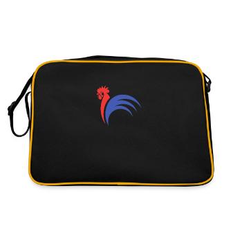 Le coq français - Sac Retro - noir/or - Dos