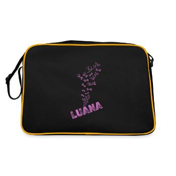 Sports nautiques Luana - Sac Retro - noir/or - Dos