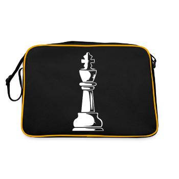 Échecs roi d’échecs - Sac Retro - noir/or - Dos