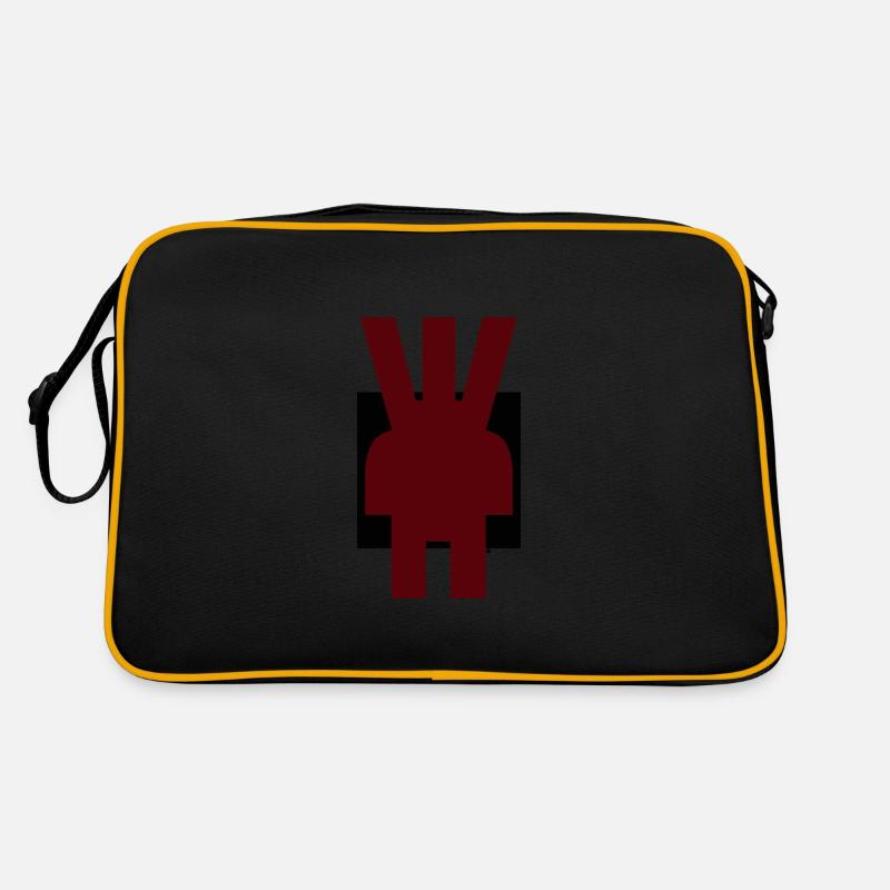 Inca statue KACHKA - Retro Bag - black/gold