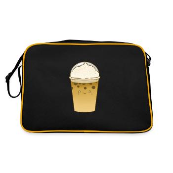 Latte à la citrouille douce - Sac Retro - noir/or - Dos