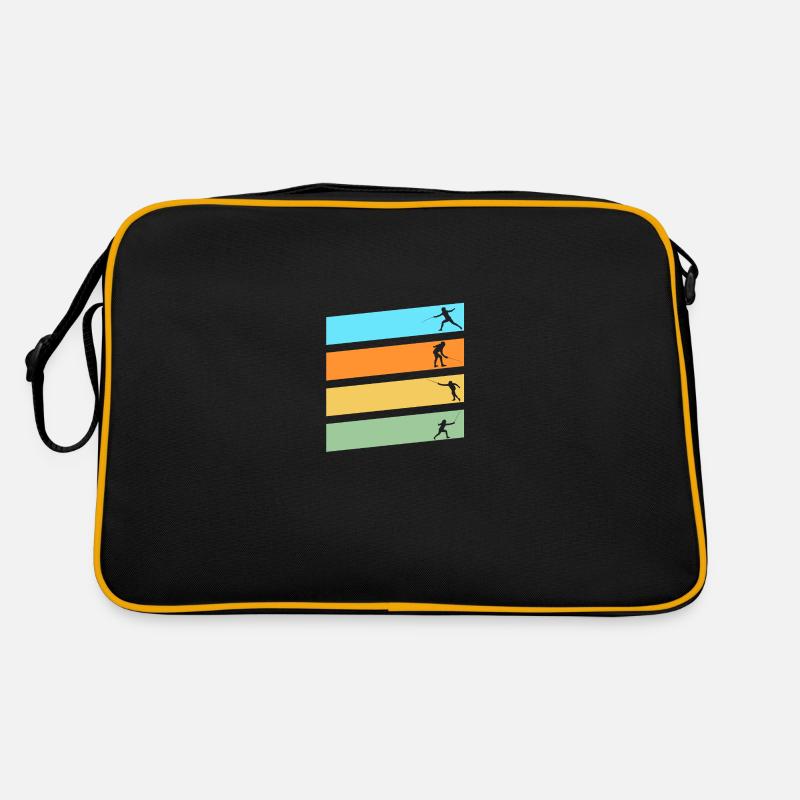 Fechter Fechten Retro Tasche