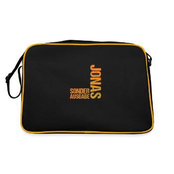 Jonas - Sac Retro - noir/or - Dos