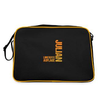 Julian - Retro Bag - black/gold - Back