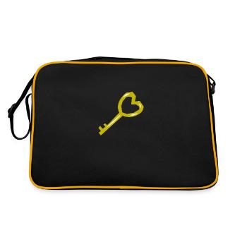 Cool clé or Moyen Âge Trésor Pirate - Sac Retro - noir/or - Dos