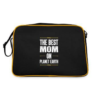 Meilleure maman Mom Citation Maman - Sac Retro - noir/or - Dos