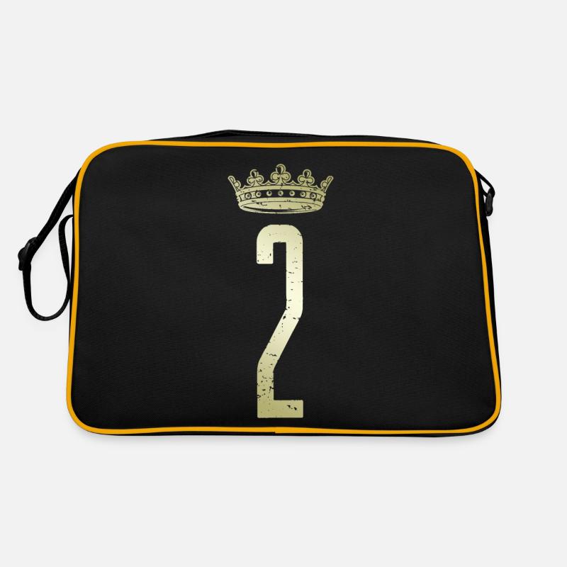 2 Nummer Krone Retro Tasche