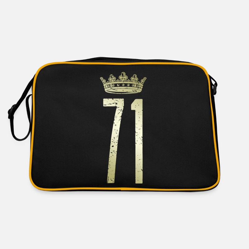 71 Nummer Krone Retro Tasche