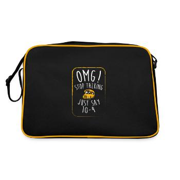 School Bus Driver School Bus - Retro Bag - black/gold - Back
