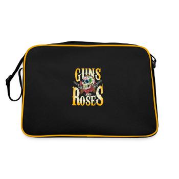 Guns and Roses - Retro Bag - black/gold - Back