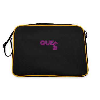 Queer Yellow - Retro Bag - black/gold - Back