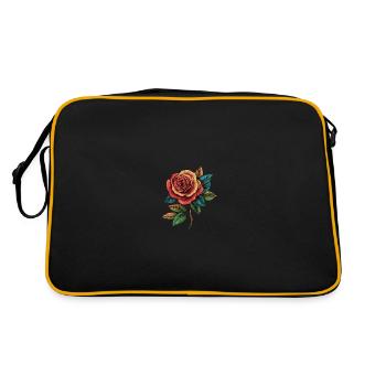 Fleur de rose - Sac Retro - noir/or - Dos