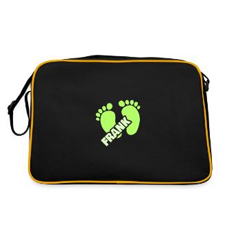 Birth Frank - Retro Bag - black/gold - Back