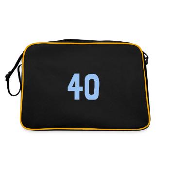 40. 40 YEARS. 40th ANNIVERSARY. 40TH ANNIVERSARY. - Retro Bag - black/gold - Back