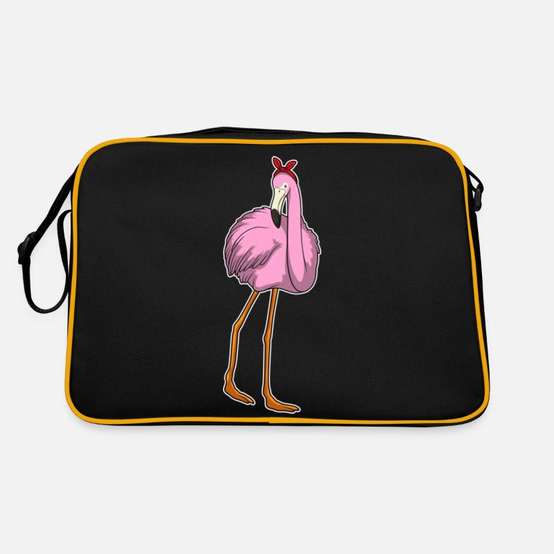 Flamingo-Halstuch Retro Tasche
