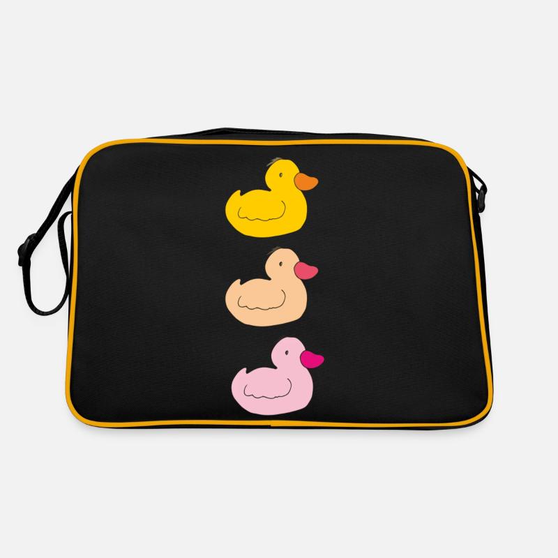 entchen bunt Retro Tasche