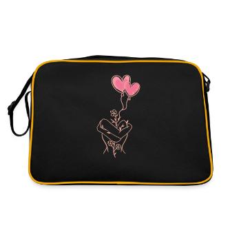 Inner peace - Retro Bag - black/gold - Back