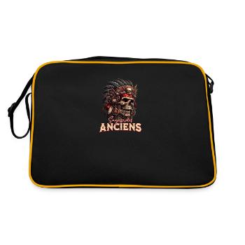La sagesse des anciens - Sac Retro - noir/or - Dos