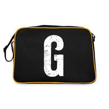 G Letter - Retro Bag - black/gold - Back