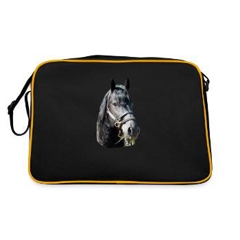 Frieze head - Retro Bag - black/gold - Back