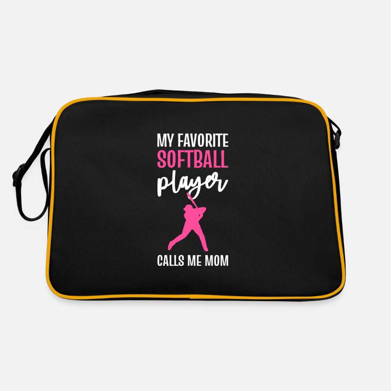 Softball Softball Players Retro Bag