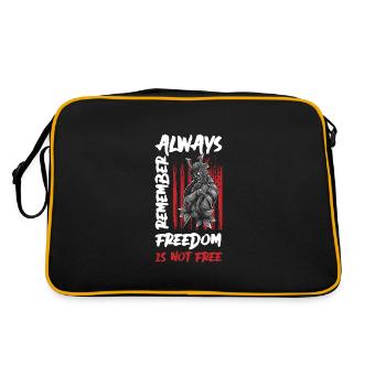 Warrior Geek - Retro Bag - black/gold - Back