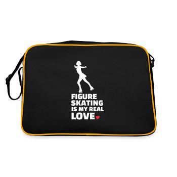 Figure skating - Retro Bag - black/gold - Back
