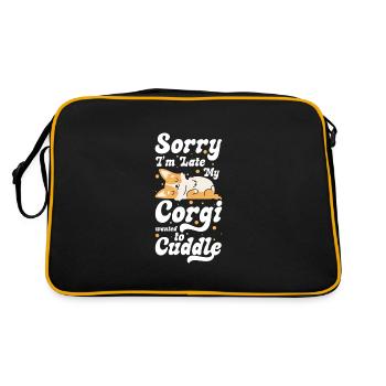 Cuddling Relationship Girlfriend - Retro Bag - black/gold - Back