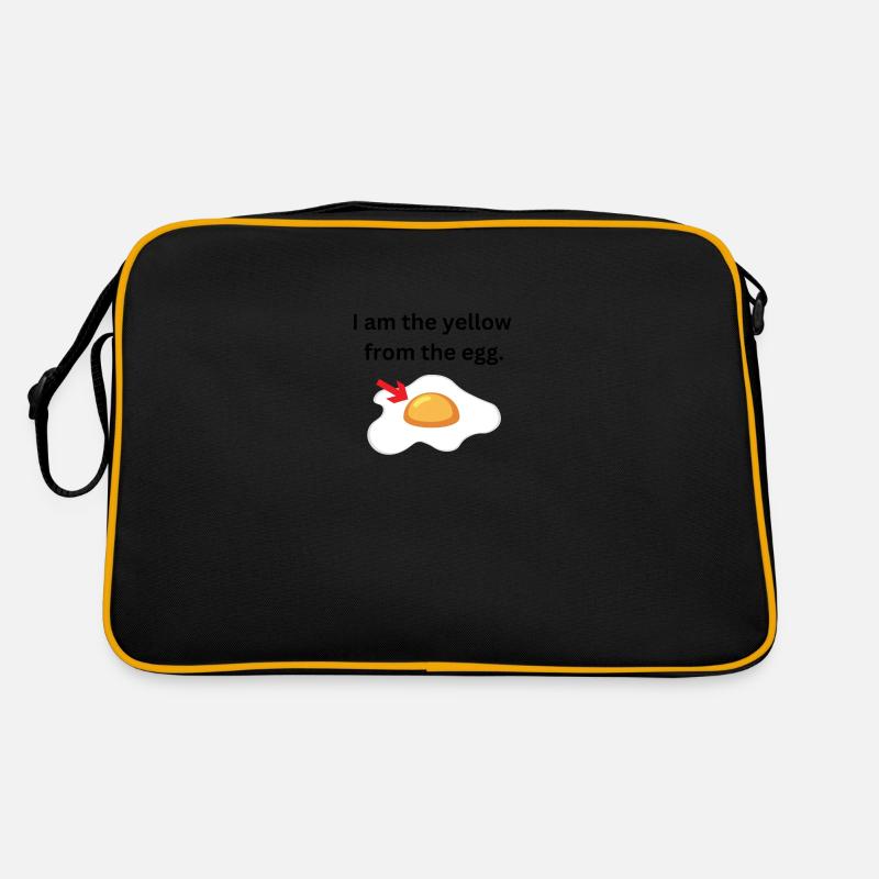 I am the yellow from the egg. Retro Tasche