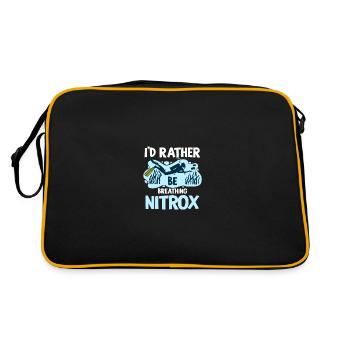 Je préfère respirer Nitrox Diving Divers - Sac Retro - noir/or - Dos