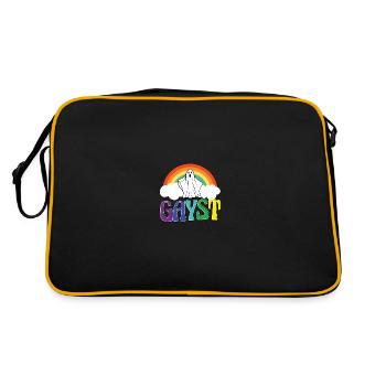 GAYST LGBT Gay Helloween - Retro Bag - black/gold - Back
