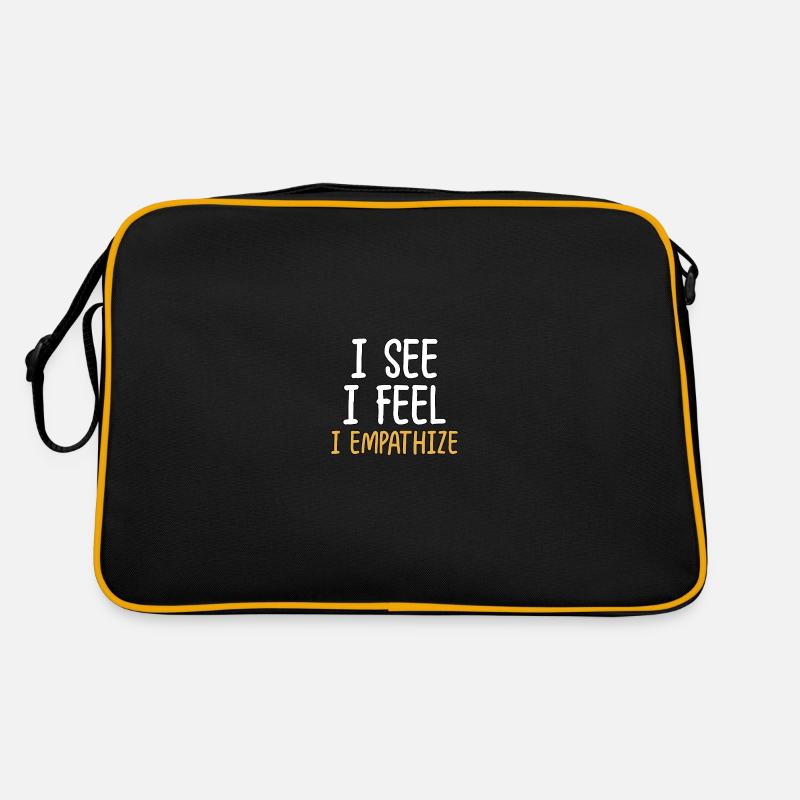 I See I Feel I Empathize Empathy Retro Bag