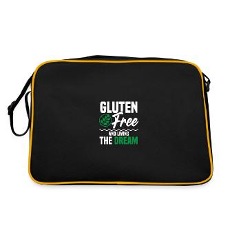 Gluten Free And Living The Dream Gluten Frei - Retro Bag - black/gold - Back