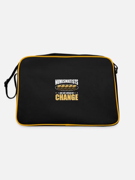 Les numismates n’ont pas peur du changement pour - Sac Retro - noir/or - Dos