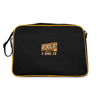Archéologie Je le creuse pour les étudiants en archéologie - Sac Retro - noir/or - Dos