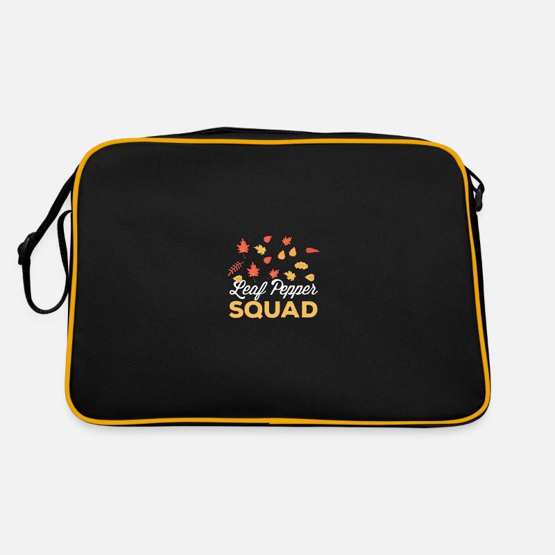 Leaf Peeper Squad Feuilles d’automne Feuillage d’automne Sac Retro