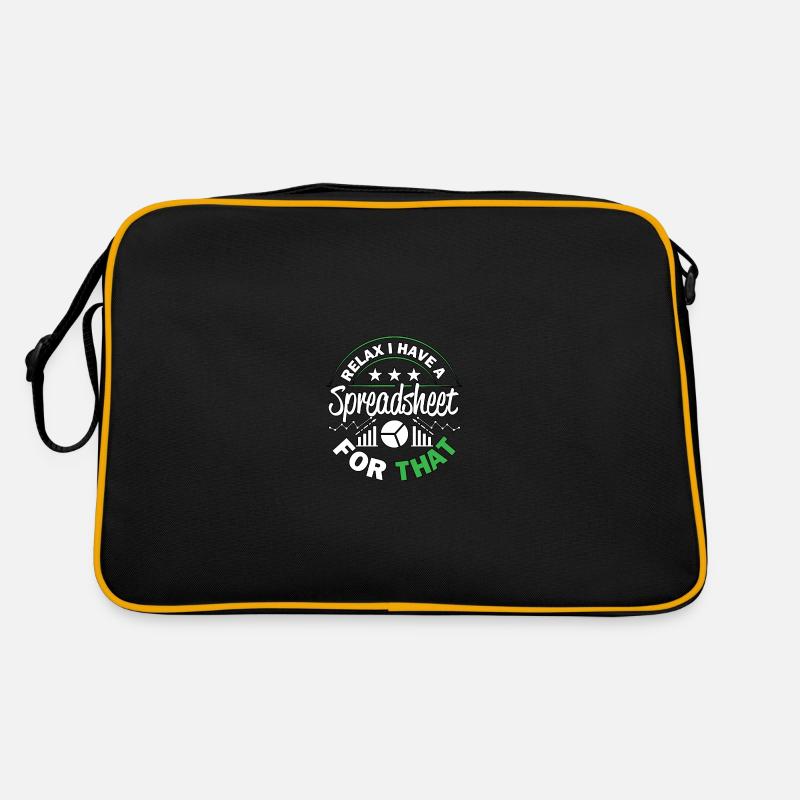 Relax I Have A Spreadsheet For That für Retro Tasche